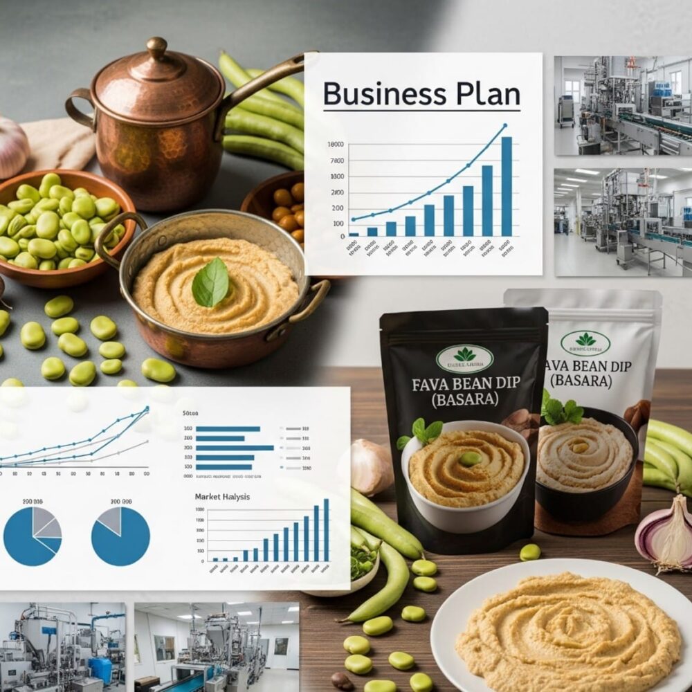 إنتاج بصارة الفول المدمس