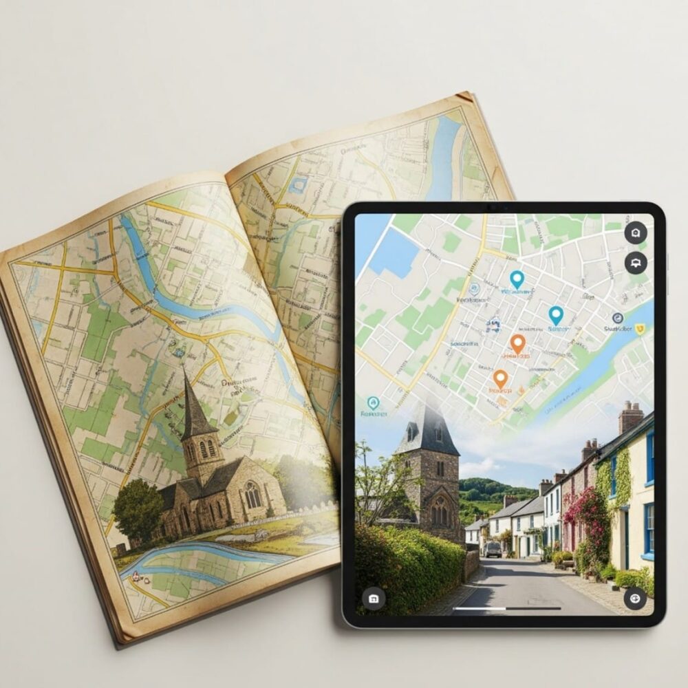 إعداد دليلات سياحية ورقية إلكترونية للقرية