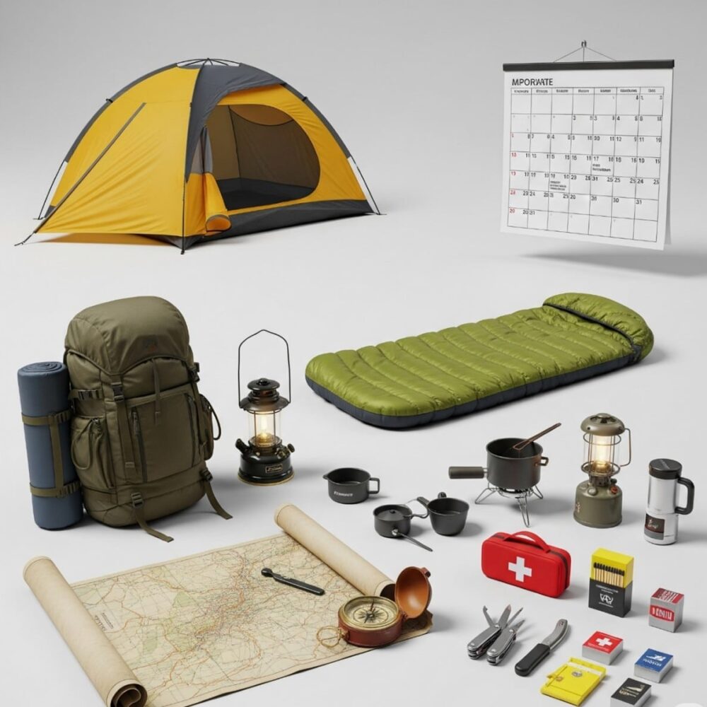 مستلزمات الرحلات والتخييم (الكشتة)