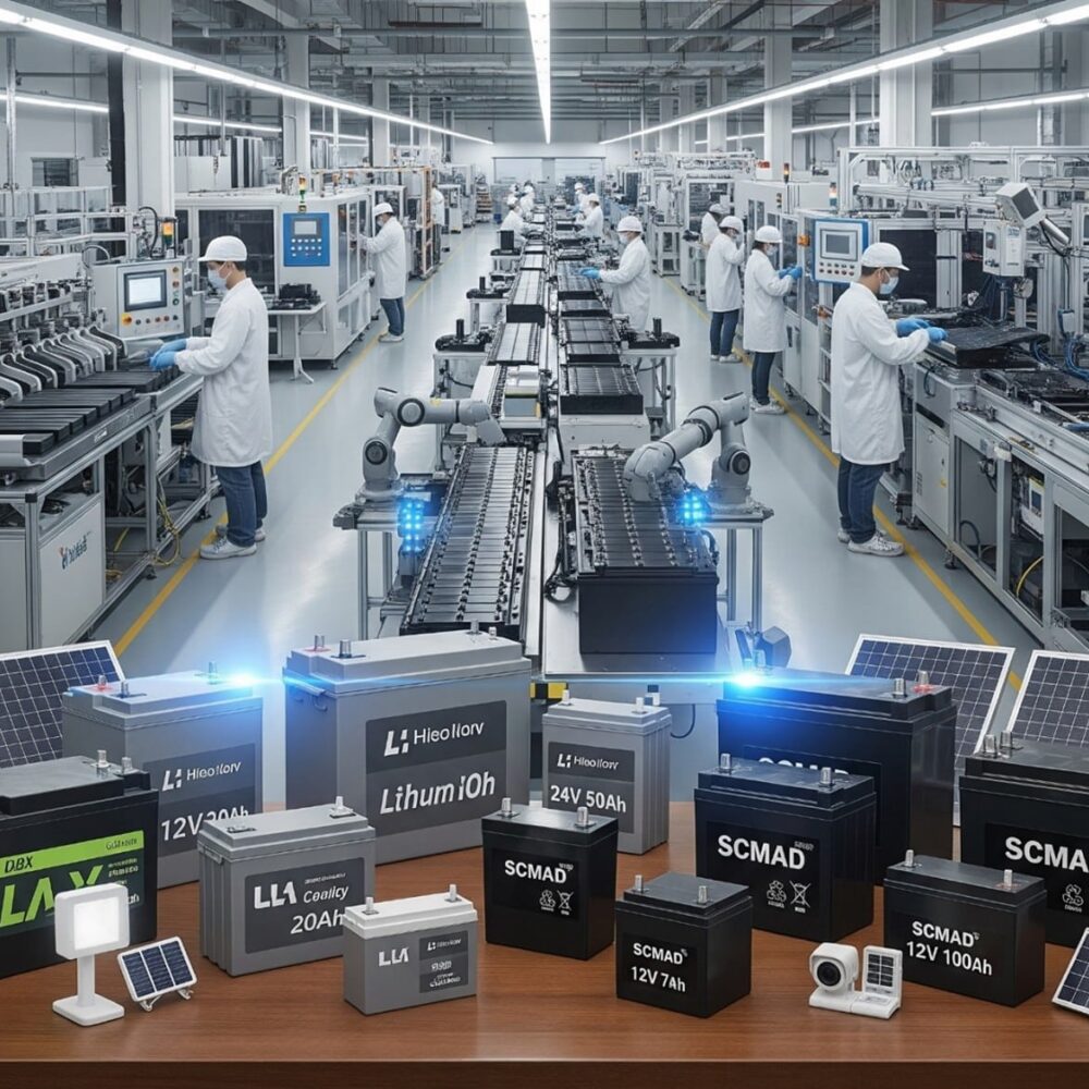 مصنع إنتاج بطاريات الطاقة الشمسية الصغيرة