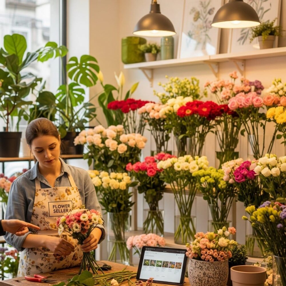 بائع الزهور