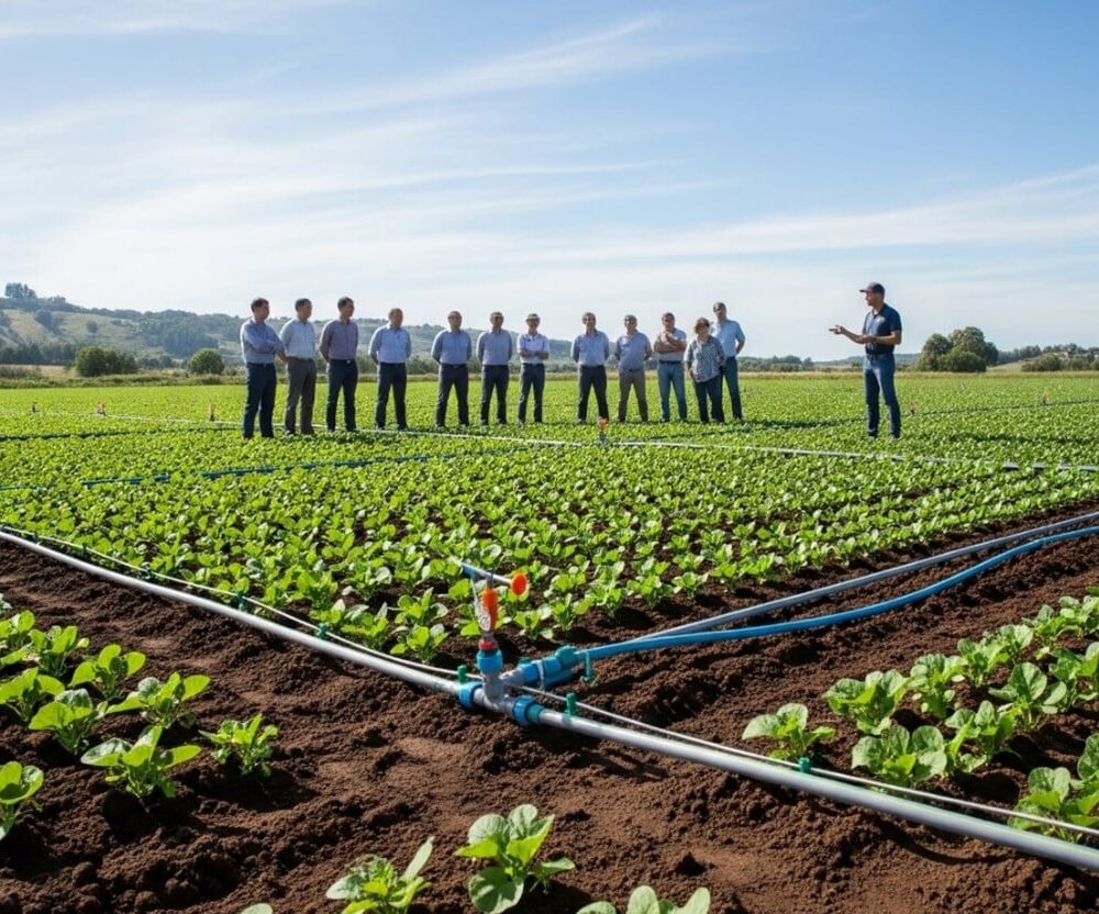 تدريب ريفي على أساليب الري الحديثة