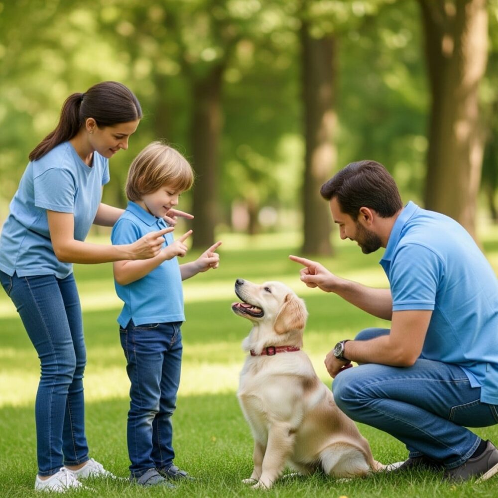 تدريب كلب الأسرة على الأوامر والبسيك