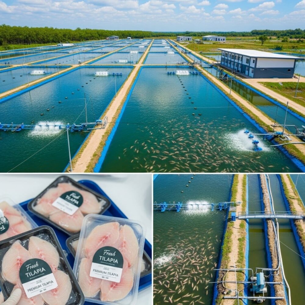 تربية الأسماك في الأحواض الأرضية