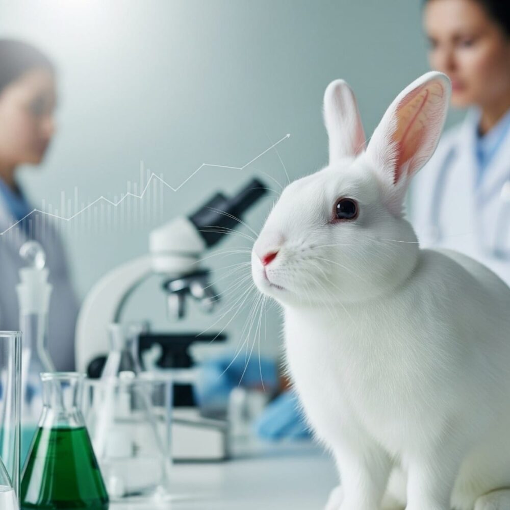 تربية الأرانب للأبحاث البيطرية المحلية