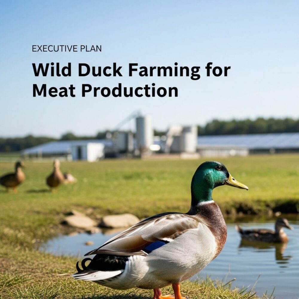 تربية البط البري لإنتاج اللحوم
