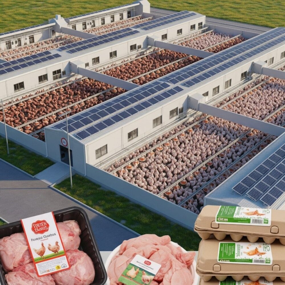 تربية الدواجن (الدجاج اللاحم والبيض)