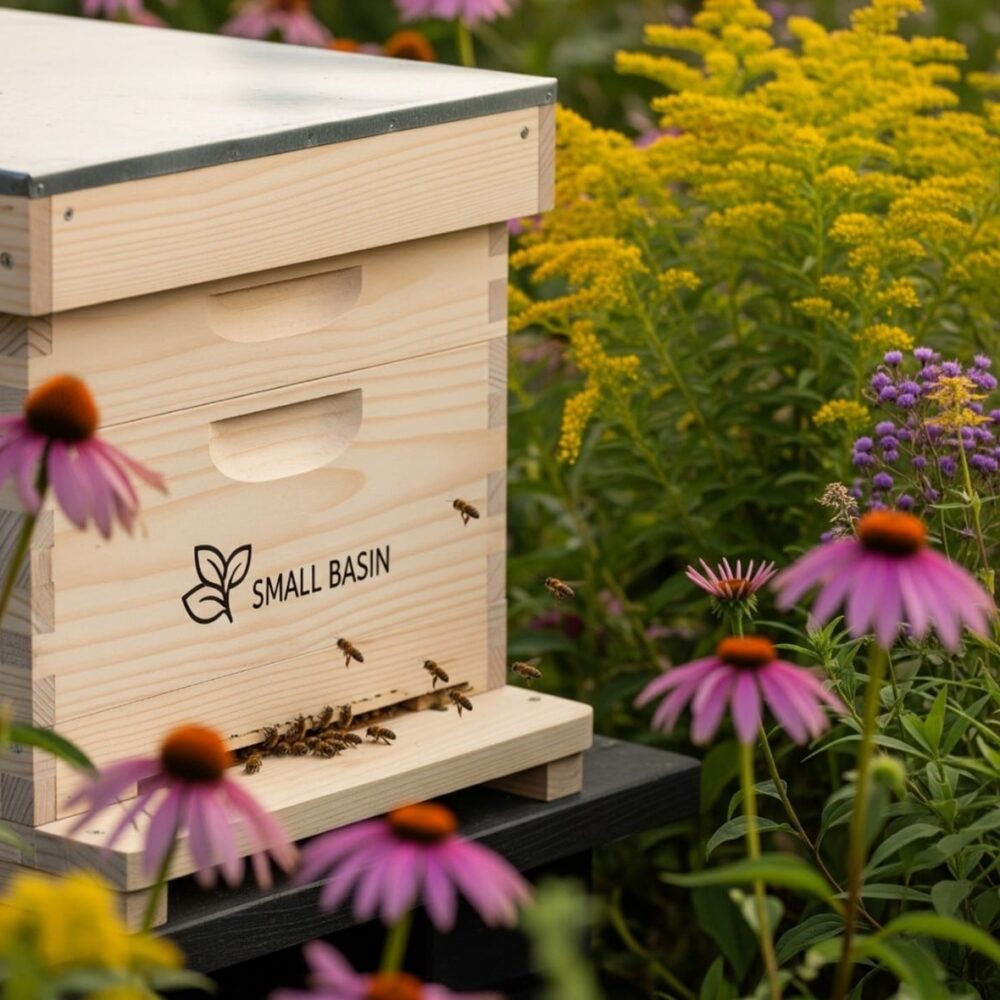 تربية النحل في حوض صغير