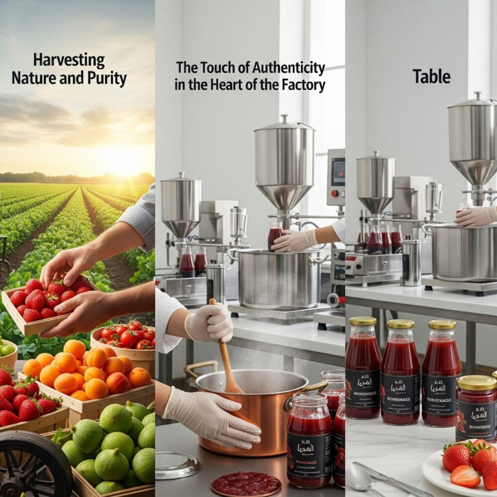 تصنيع المربي والمخللات المنزلية