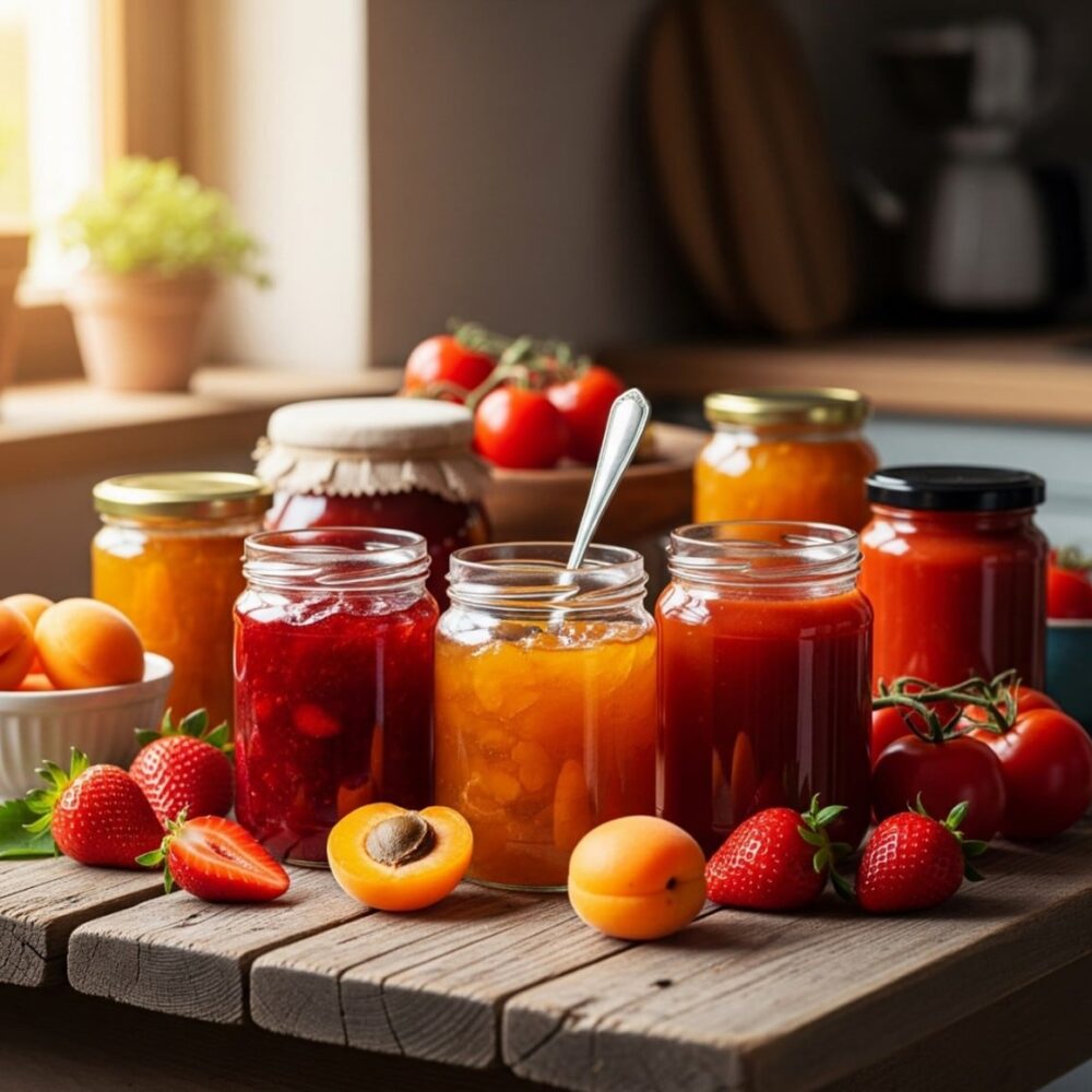 تعليب المربي والمحلات المنزلية