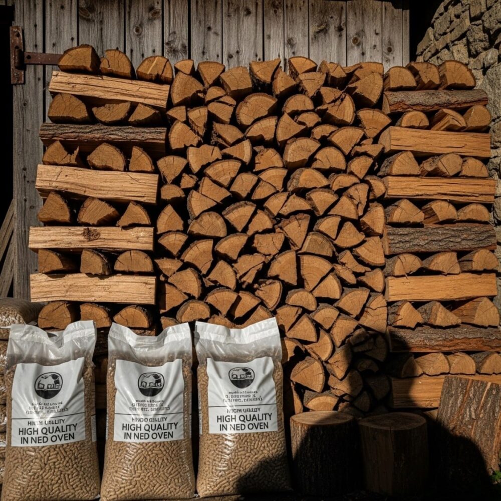 خدمة قطع الأخشاب وتكشيبها للأفران والمواقد