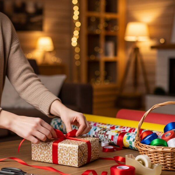 خدمة تغليف الهدايا المنزلية (Gift Wrapping)