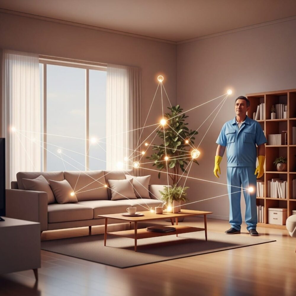 خدمات تنظيف المنازل ( Deep Cleaning) للغرف