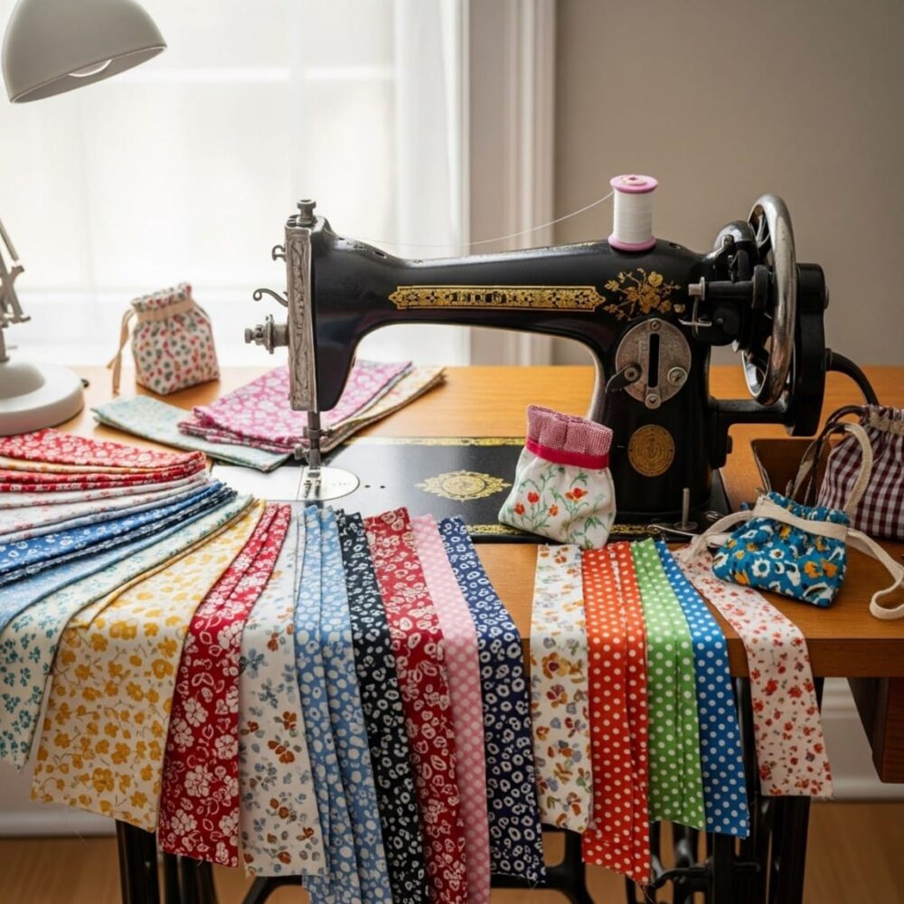 خياطة الحقائب المنزلية الصغيرة