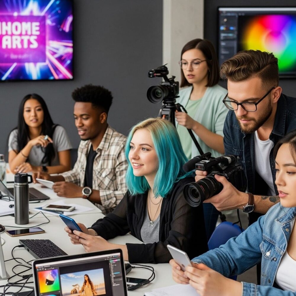 دروس التصميم وتصوير الفيديو المنزلي