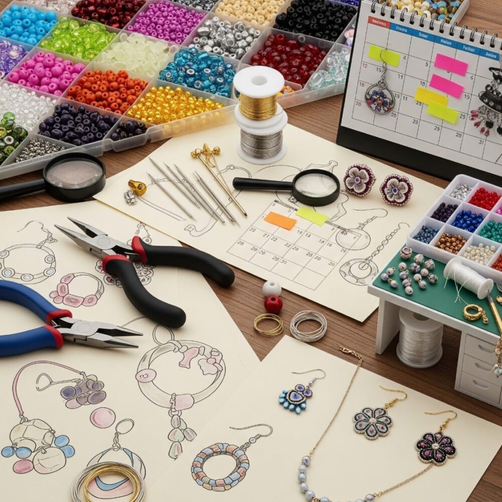 صناعة الإكسسوارات من الخرز (قلائد وسلاسل)