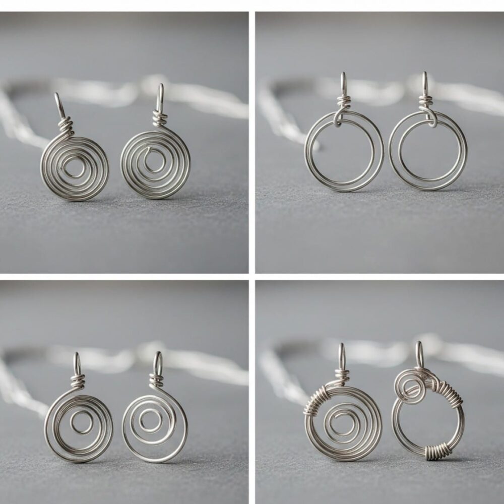 صناعة الحلي البسيطة من الأسلاك المعدنية