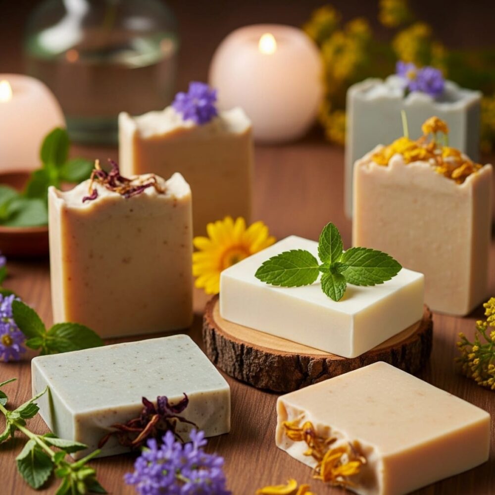 صناعة الصابون الطبيعي المعطر