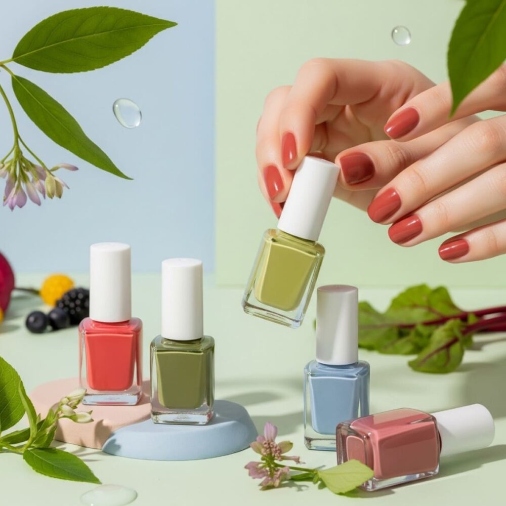 صناعة طلاء الأظافر العضوي والألوان الطبيعية