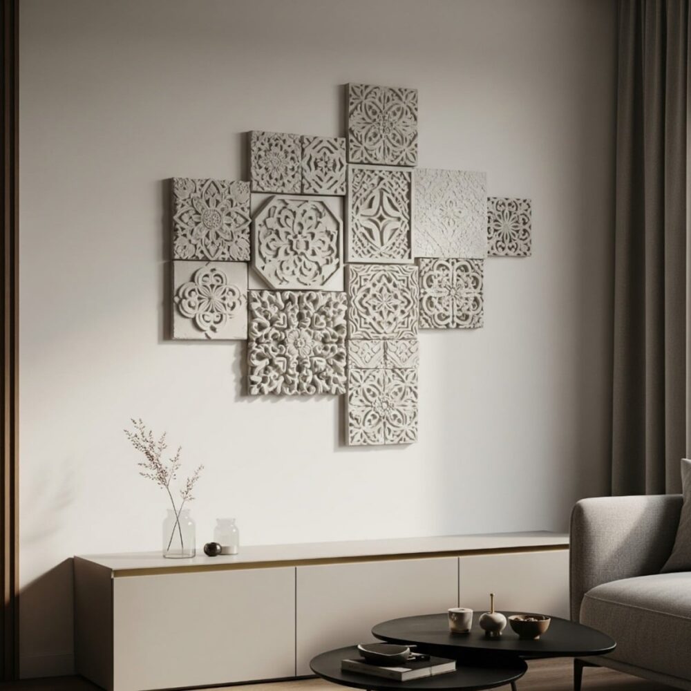 صناعة لوحات الجبس الصغيرة للديكور المنزلي