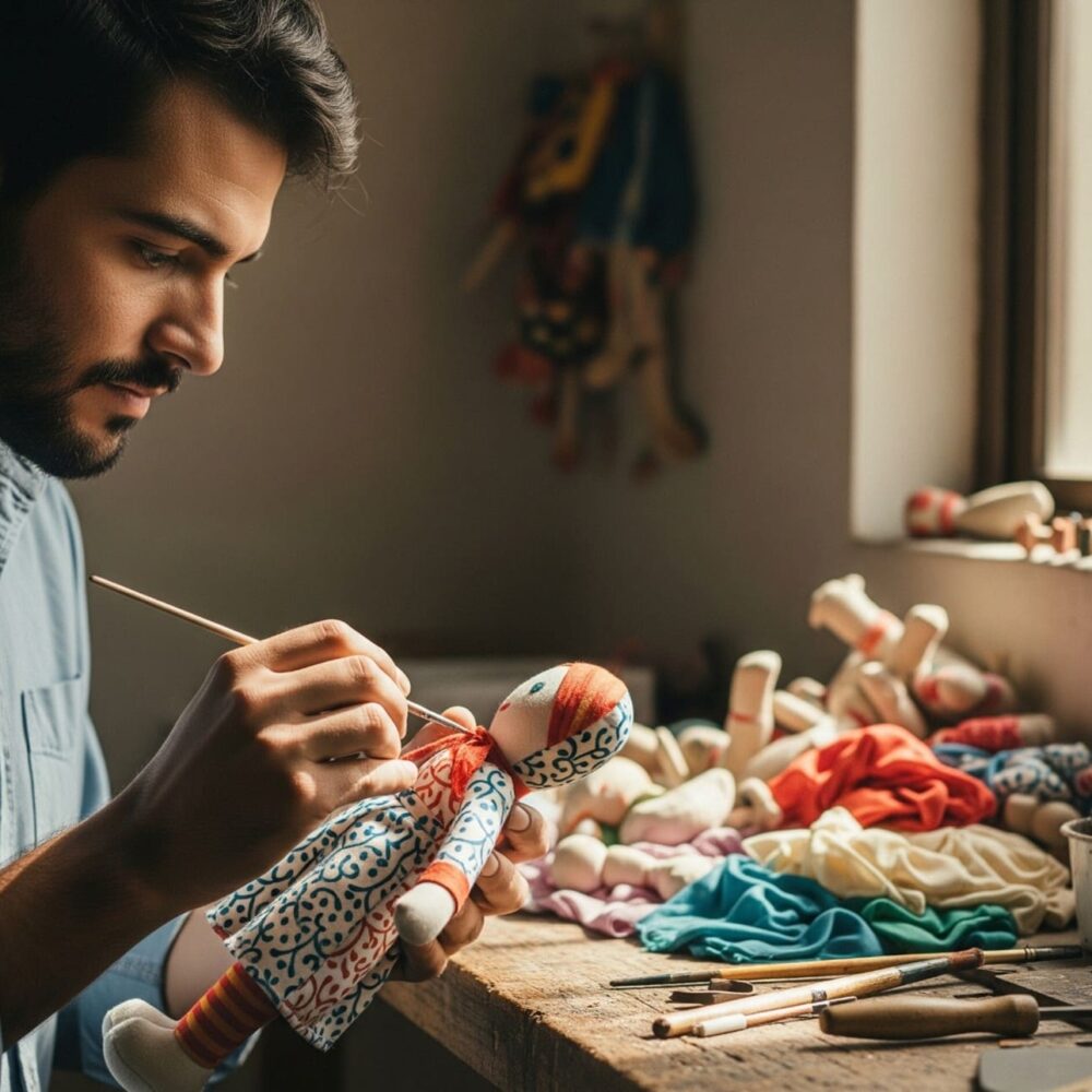 صناعة الألعاب الريفية التقليدية