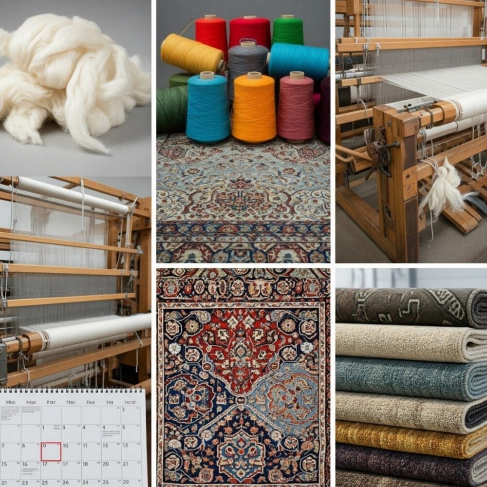 صناعة السجاد البشكي المصنوع من الصوف الحراري