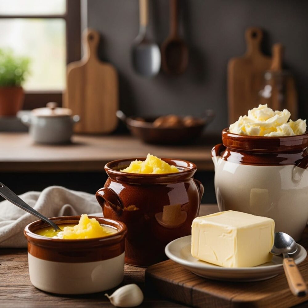 صناعة السمن البلدي والزبدة المنزلية