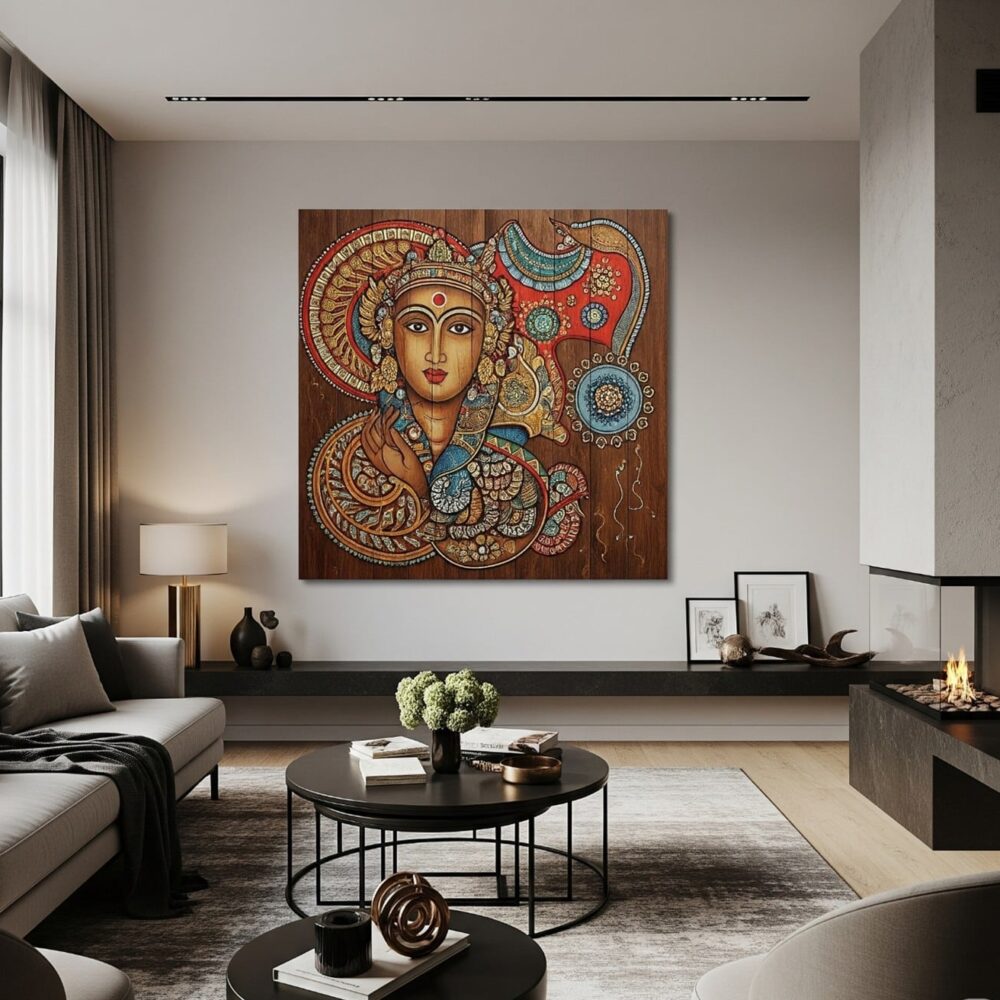 فن الرسم على الخشب والديكور المنزلي