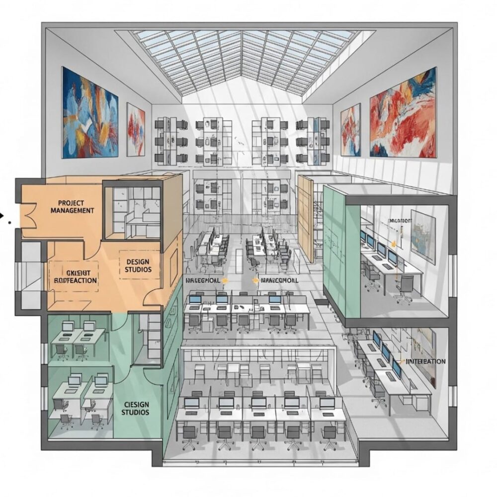 خطة تنفيذية لمكتب استشارات هندسية معمارية