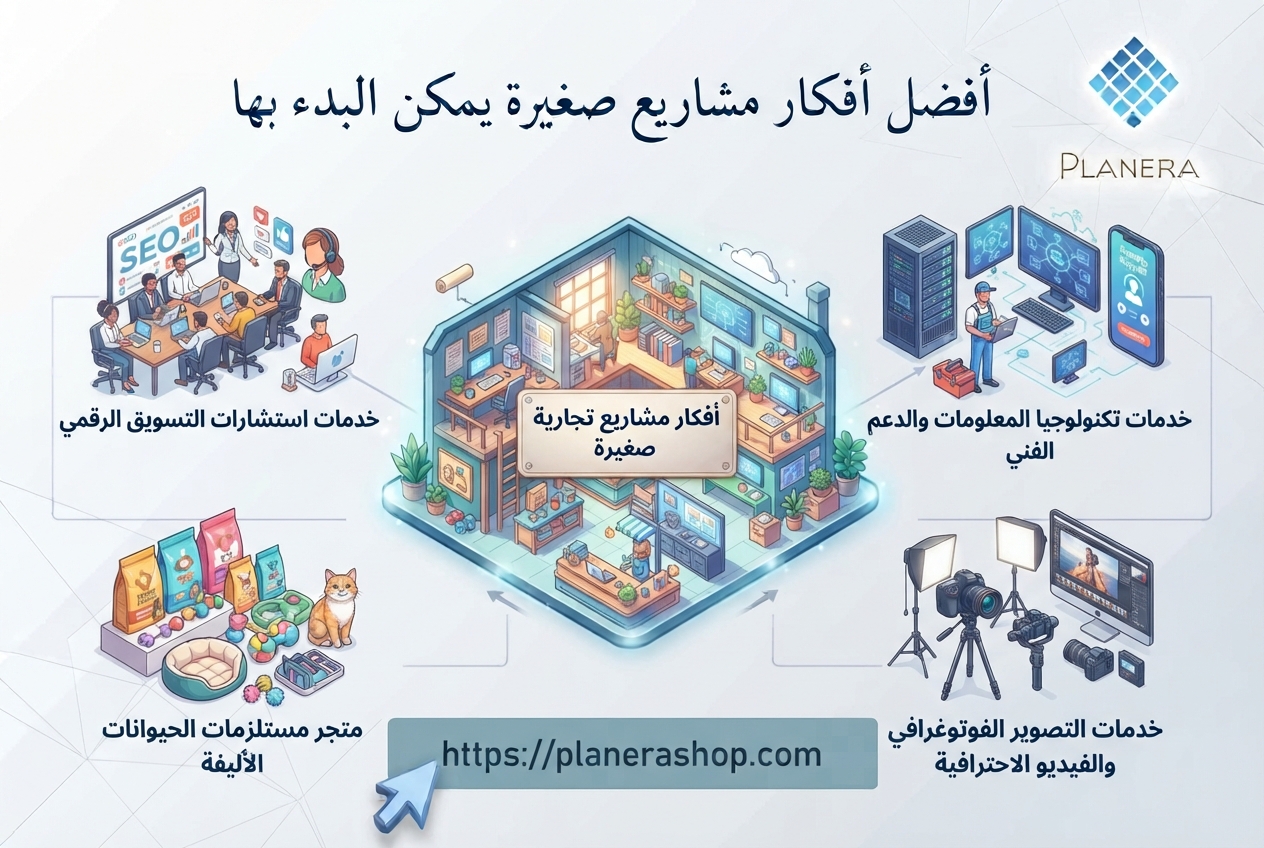 أفكار مشاريع تجارية صغيرة
