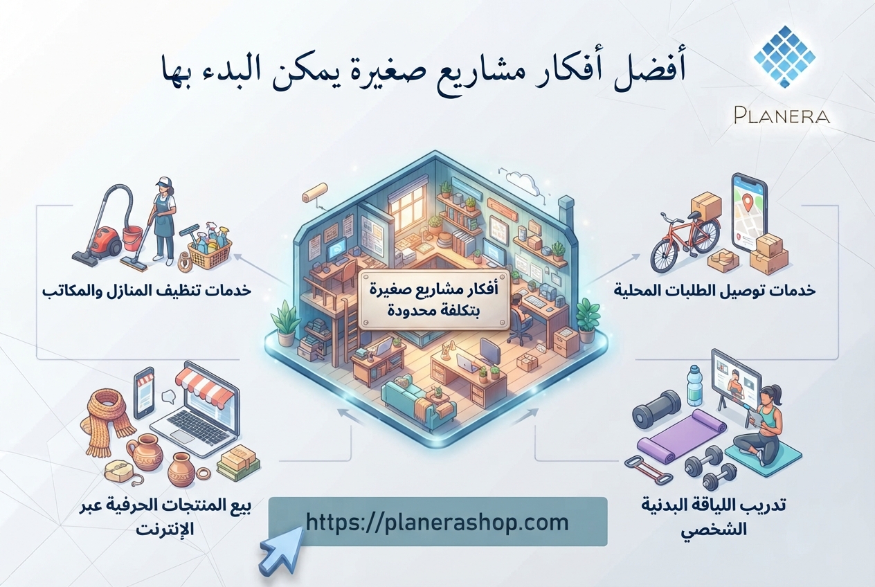أفكار مشاريع صغيرة بتكلفة محدودة