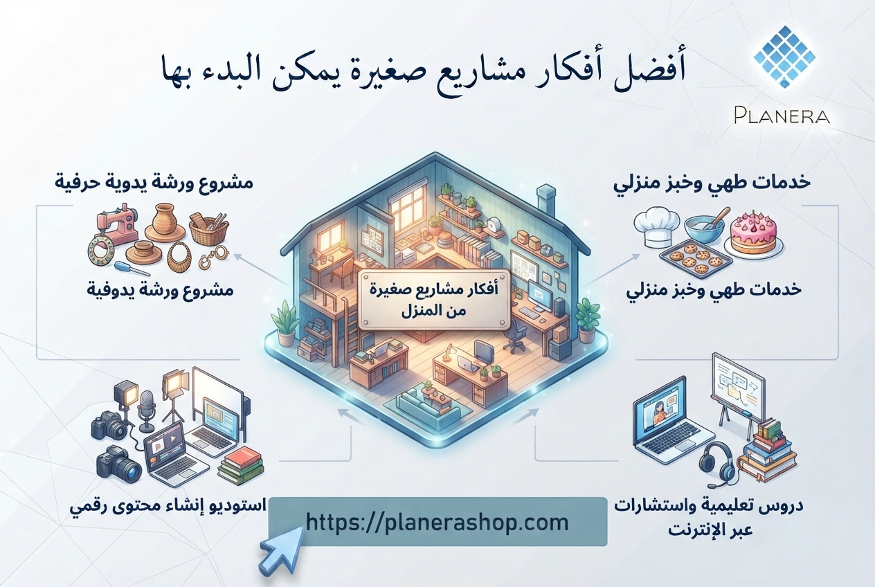 أفكار مشاريع صغيرة من المنزل
