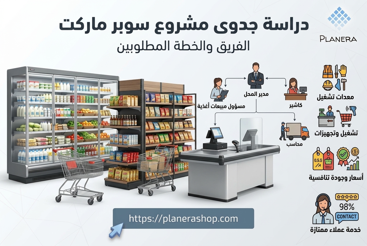 تجهيزات ومعدات السوبر ماركت