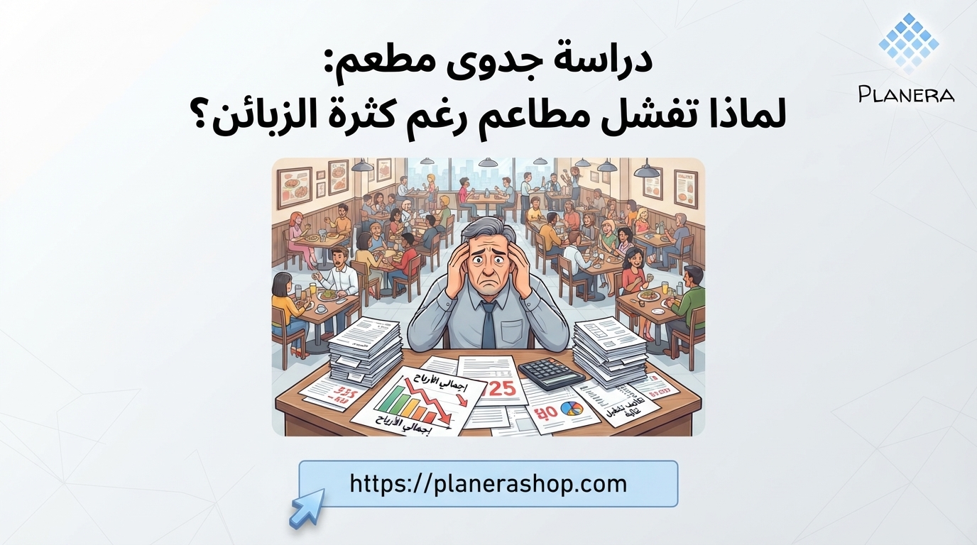 دراسة جدوى مطعم لماذا تفشل مطاعم رغم كثرة الزبائن؟