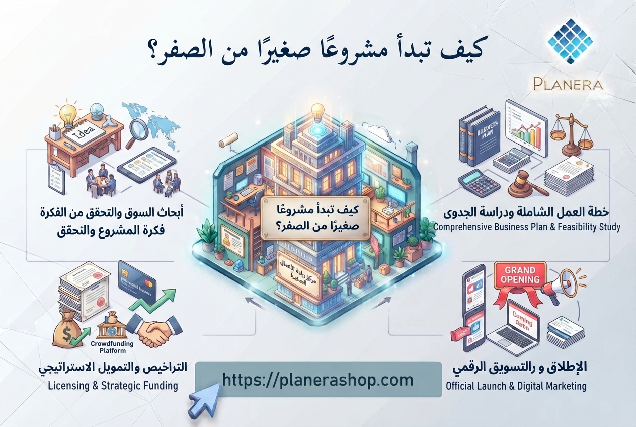 كيف تبدأ مشروعًا صغيرًا من الصفر