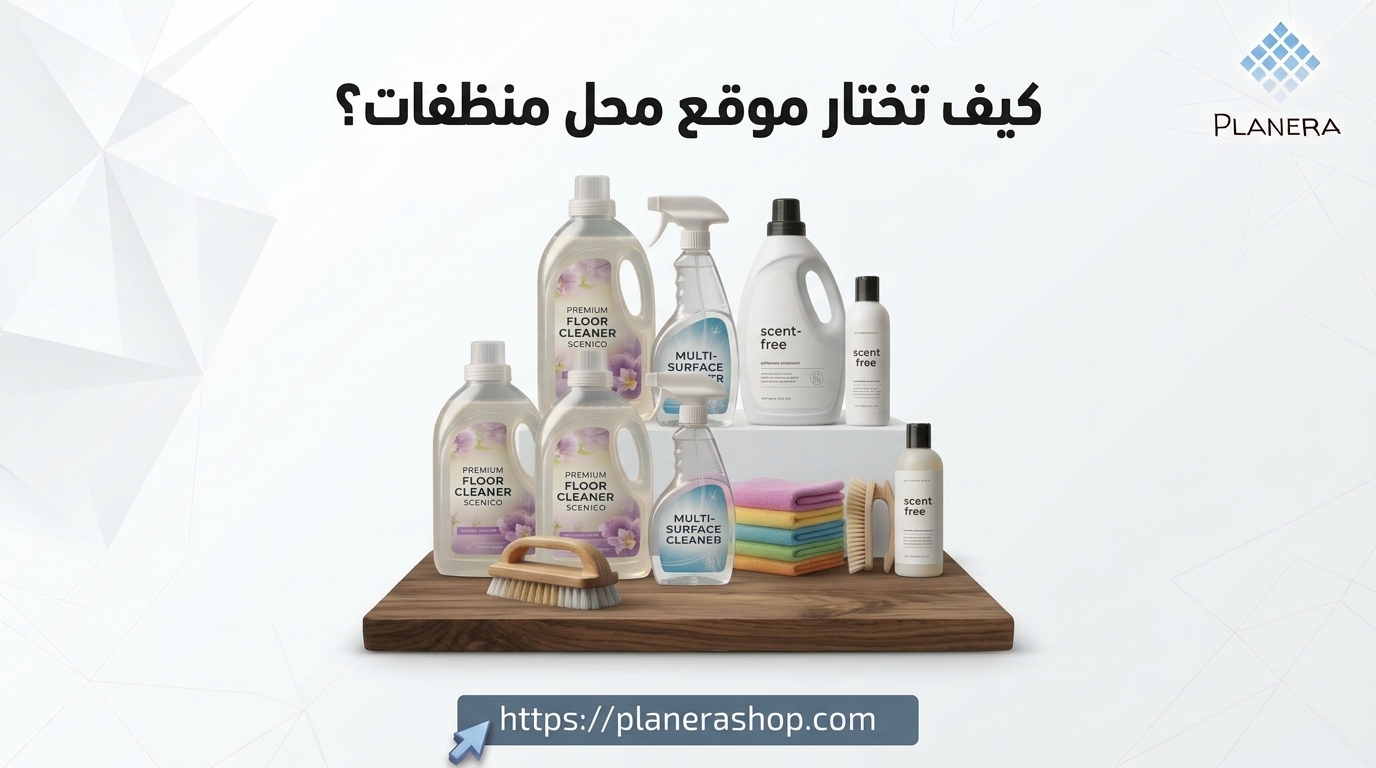 كيف تختار موقع محل منظفات