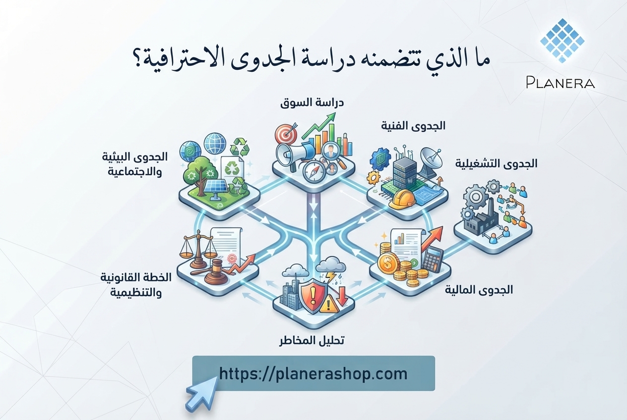 ما الذي تتضمنه دراسة الجدوى الاحترافية
